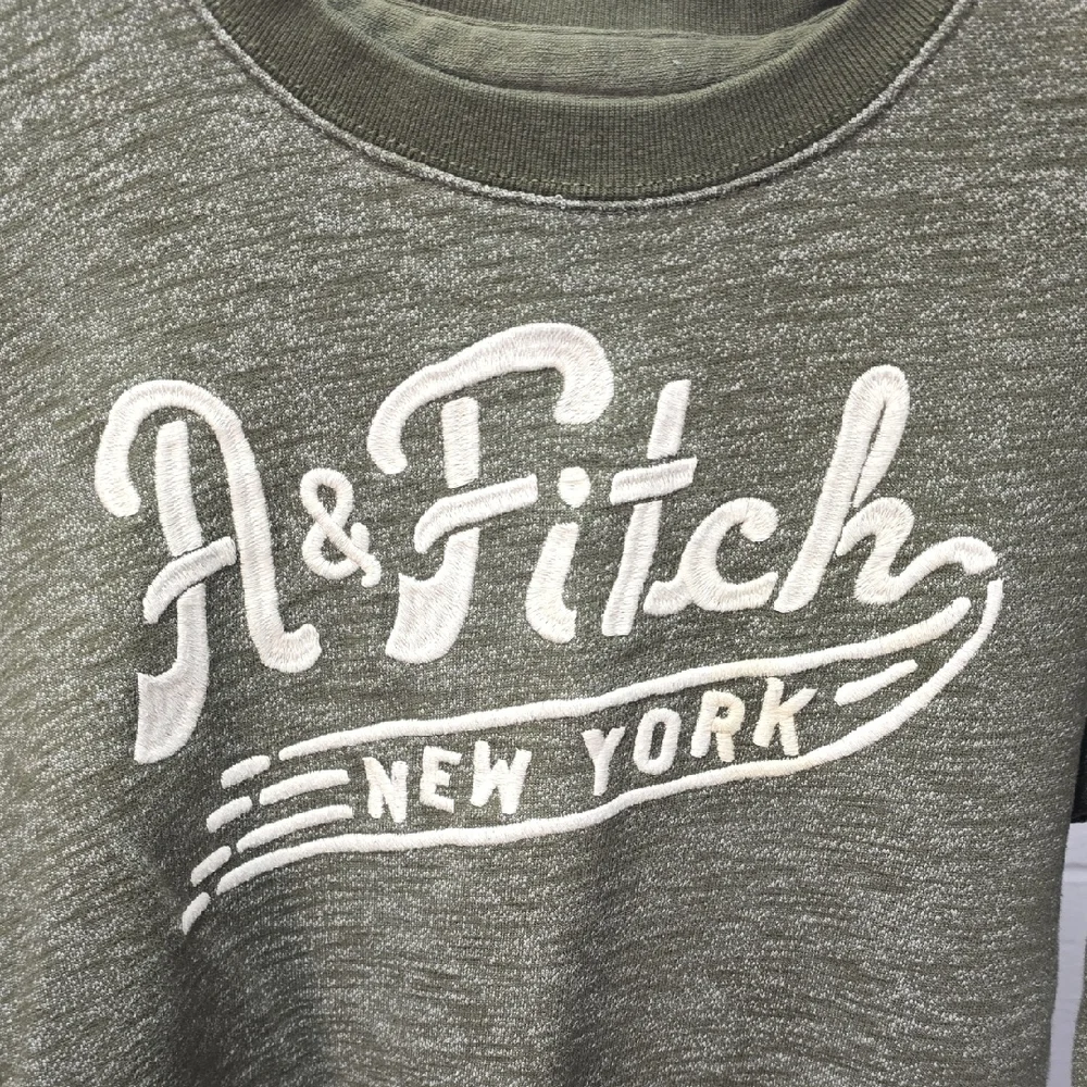 Abercrombie Kids Olive Green Logo Sweatshirt
